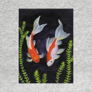 Goldfish Acrylic Painting T-Shirt